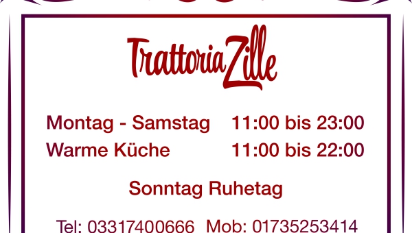 UNSERE ÖFFNUNGSZEITEN: